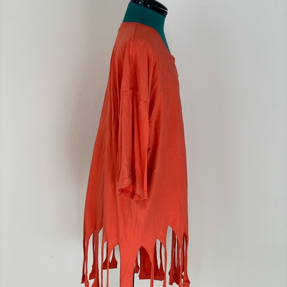 SOLDOversized orange grunge t-shirt Size XXL - Picture 5 of 6